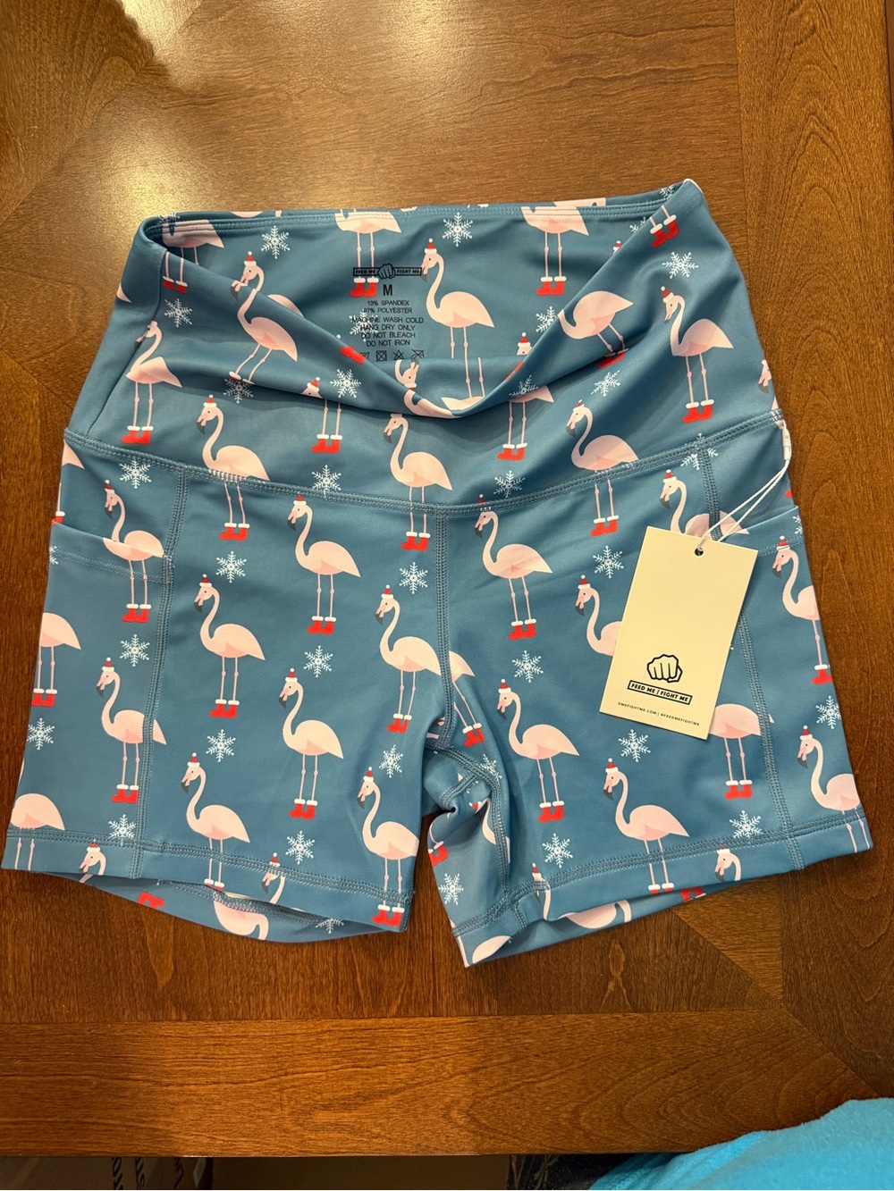 Feed Me Fight Me 4 inch Athletic Shorts size Medium